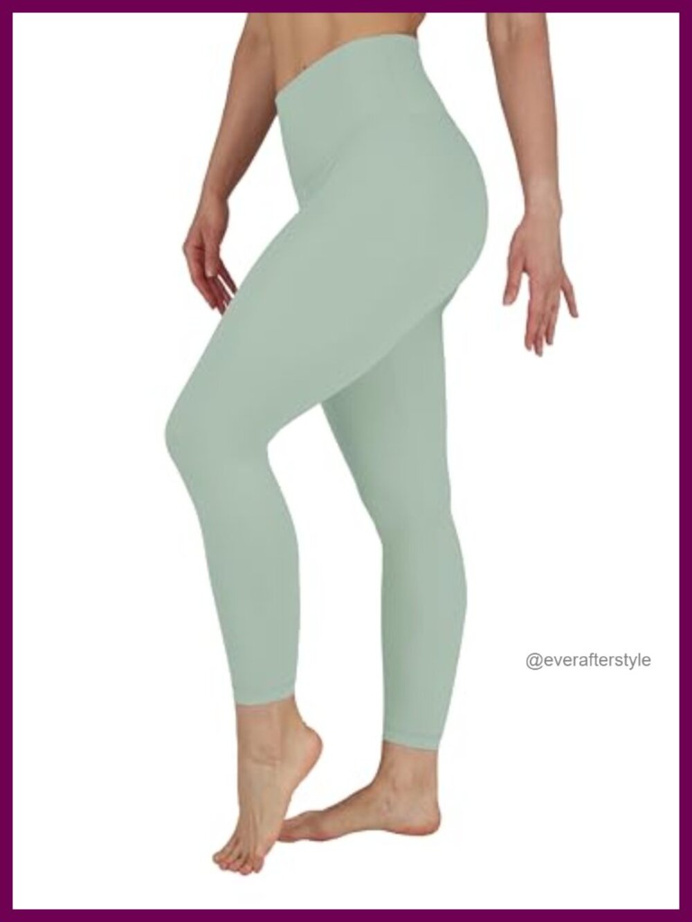 High Waisted Yoga Legging Ankle Length Squat Proof Lux Workout Pant
